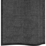 Voile zavjese s ušicama 2 kom crne 140x300 cm | Shoptok.si