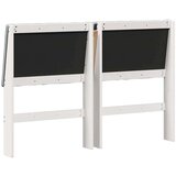 vidaXL tapecirano vzglavje svetlo siva 140 cm masivno borovo les | Shoptok.si
