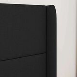  Uši uzglavlja Crna 80 x 16 x 4 cm tkanina | shoptok.hr