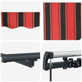  Skrovita tenda narančasta i smeđa 400 × 350 cm | shoptok.hr