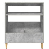  Stalak za gramofon Betonska siva 71 x 39,5 x 83 cm | shoptok.hr