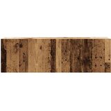  3-dijelni zidni set TV ormarića staro drvo 100x30x30 cm | shoptok.hr