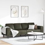 vidaXL Kauč za dnevni boravak Maslinasto zelena 250 x 77 x 76 cm | shoptok.hr