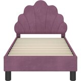  Okvir kreveta za malu djecu s naslonom Ljubičasta 70 x 140 cm | shoptok.hr