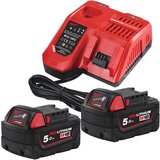 Milwaukee M18NRG-502 set akumulatora s punjačem | ePonuda.com