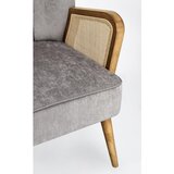 BIZZOTTO Siv žameten fotelj Virna – | Shoptok.si
