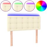  LED uzglavlje krem 100 x 5 x 78/88 cm od umjetne kože | shoptok.hr