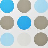 Rolo zastor za tuš 120 x 240 cm s uzorkom krugova | shoptok.hr