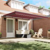 Tenda na ručno uvlačenje bordo 400 x 300 cm | shoptok.hr