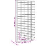 Stenska vitrina s polico Bež 50 x 4,5 x 96 cm Konstruiran les, (5000200495) | Shoptok.si