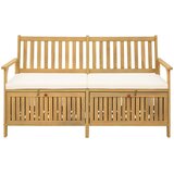  Klupa za pohranu s jastukom s pohranom 148 x 63 x 84 cm | shoptok.hr