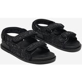 Resti Black women's fabric sandals Desotty- Footwear | ePonuda.com