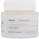 Korres Greek Yoghurt Probiotic SuperDose Face Mask hidratantna i hranjiva maska ​​za lice 100 ml za ženske