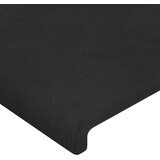  Uzglavlje crno 160x5x78/88 cm baršunasto | shoptok.hr