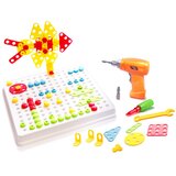  Kreativni set odvijač, bušilica, vijci, kockice, 261 element | shoptok.hr