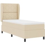  Krevet s opruga kutije s jastukom Krema 80 x 200 cm tkanina | shoptok.hr