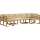 Set vanjskih sofa 7 kom. Bijela i bež | Eponuda.com