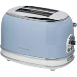 Toster Vintage modre barve, 2 rezini, 6 stopenj, (5000118977)