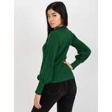 RUE PARIS Blouse-RV-BZ-5223.15-dark green | Shoptok.si
