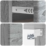  Stenski nočni omarici 2 pcs Siva Sonoma 34,5 x 33 x 20 cm, (5000209418) | Shoptok.si