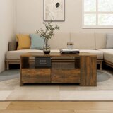 vidaXL stolić za kavu boja hrasta 102x55x42 cm konstruirano drvo Cijene