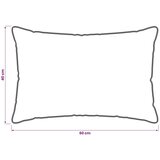  Set deka 2 kom. 155 x 220 cm Kapok i Poliester Bež - 155 x 220 cm 40 x 60 cm | shoptok.hr