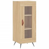 vidaXL Komoda sonoma hrast 34,5x34x90 cm inženirski les, (20806123) | Shoptok.si
