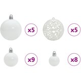  Umjetno božićno drvce Bijela 120 cm PVC i čelik | shoptok.hr