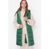 Trendyol Green Hooded Pocket Detailed Inflatable Vest | Shoptok.si