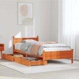  Okvir kreveta bez madraca voštano smeđi 100x200 cm od borovine | shoptok.hr
