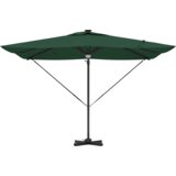  Kantilever Roma Suncobran s LED-ima Zeleni 286x285x270 cm Aluminij | shoptok.hr