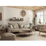  Drveni viseći luster na sajli 1xE27/60W/230V prečnik 50 cm masiv/furnir/kaučukovo drvo | Eponuda.com