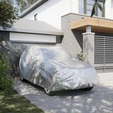 vidaXL Automobilska navlaka za cijeli SUV s trakama srebrna L PEVA Cijene