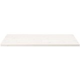  Ploča za stol bijela 110x60x2 5 cm masivna borovina pravokutna | shoptok.hr