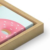  Slika - Pastel Donuts (1 Part) Vertical 40x60 U prirodnom drvenom okviru | shoptok.hr