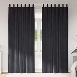  Zavjese za zamračivanje 2 kom. Tamnosiva 140 x 260 cm Baršun | shoptok.hr