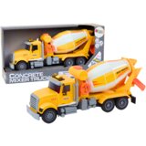 YELLOW Concrete Mixer Truck With Friction Drive Light and Sound Effects | shoptok.hr