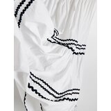 Reserved - Pamučna maxi suknja - bijela | shoptok.hr
