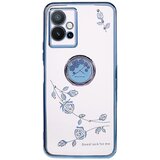 INORCO Flower TPU ovitek za vivo Y75 5G/T1 5G/Y33e 5G/Y30 5G/Y55s 5G/iQOO Z6, pokrov za telefon z galvanskim stojalom iz nosoroga, (22034011) | Shoptok.si