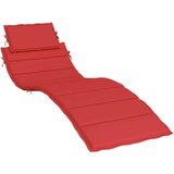  Blazina za ležalnik rdeča 186x58x4 cm oxford tkanina, (20656701) | Shoptok.si