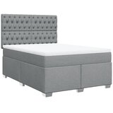  Krevet box spring s madracem svjetlosiva 160x200 cm tkanina | shoptok.hr