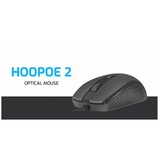 Natec HOOPOE 2, Optical Mouse 1600 DPI, 4 Buttons, USB, Black, Cable 1,8m | Eponuda.com