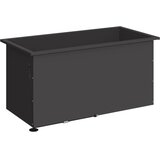  Vrtna posuda za sadnju s LED svjetlom 2 kom. Crna - Crna 50 x 100 x 48 cm 2 | shoptok.hr