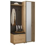 CARRYHOME PREDSOBA črna, hrast artisan | Shoptok.si