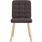  Jedilni stoli 6 kosov temno rjavo blago, (21822654) | Shoptok.si