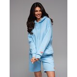 Ombre Unisex sweatshirt with hood and pockets - blue | ePonuda.com