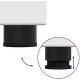 vidaXL kabinet za umivalnik v kopalnici tulum bela z visokim sijajem | Shoptok.si