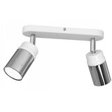 SPOT svetlo NEST 2xGU10/8W/230V belo/hrom | Eponuda.com