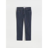 Reserved - Slim traperice isprana izgleda - steel blue | shoptok.hr