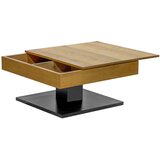 Boxxx klubska miza, črna, barve hrasta | Shoptok.si